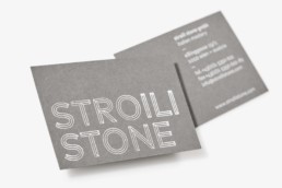 business card – basiq design agency, trieste